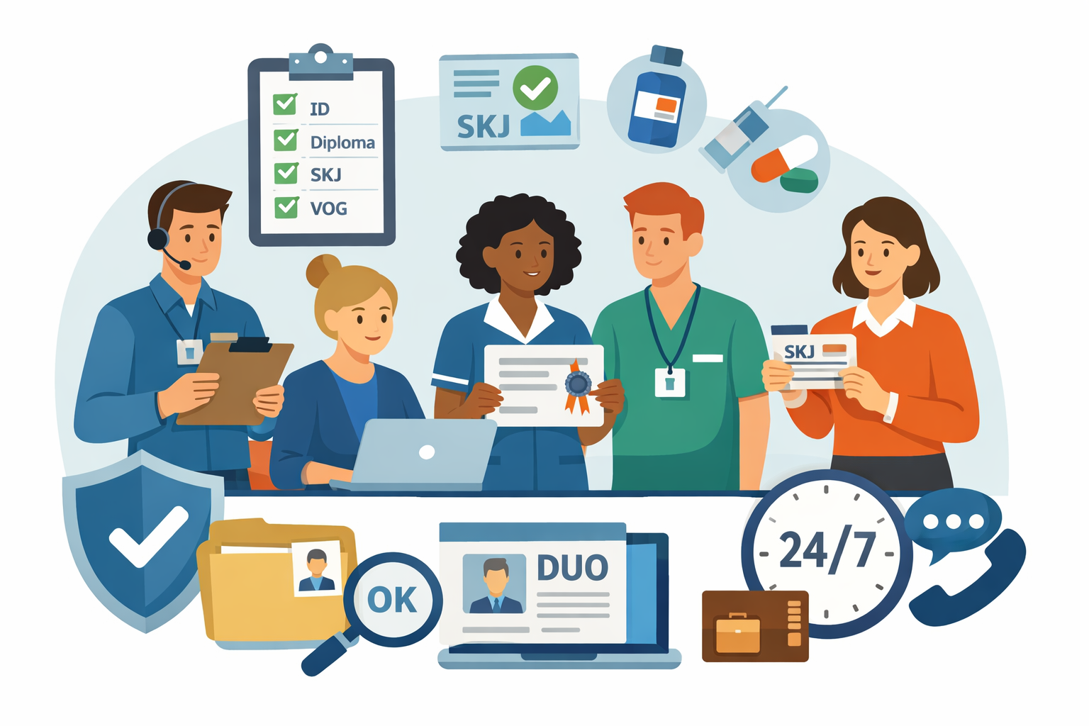 Diploma’s en kwalificaties controleren in de zorg